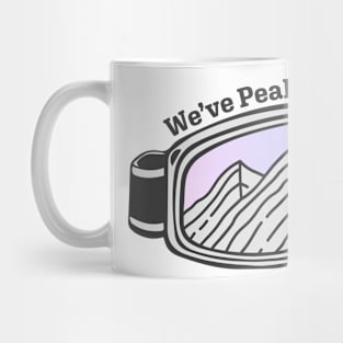 Sunset Mountain Ski Goggles | We've Peaked Mug